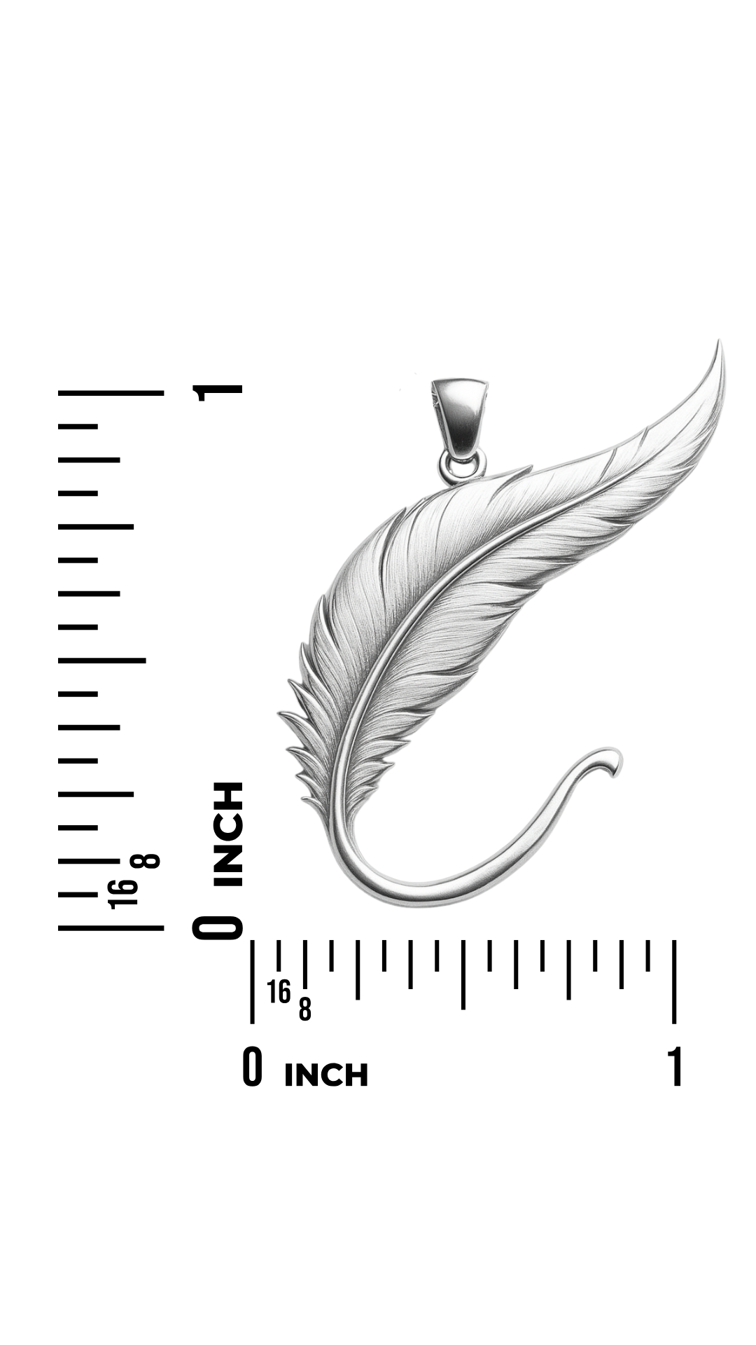 Silver Necklace C letter